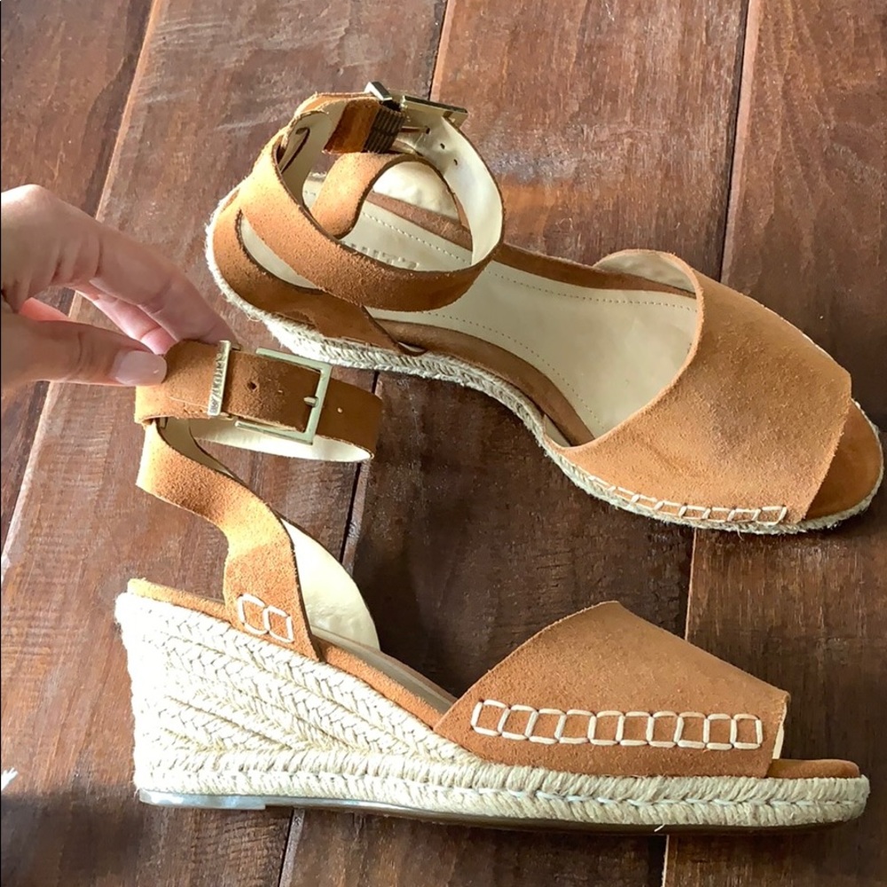 Schutz suede wedges
